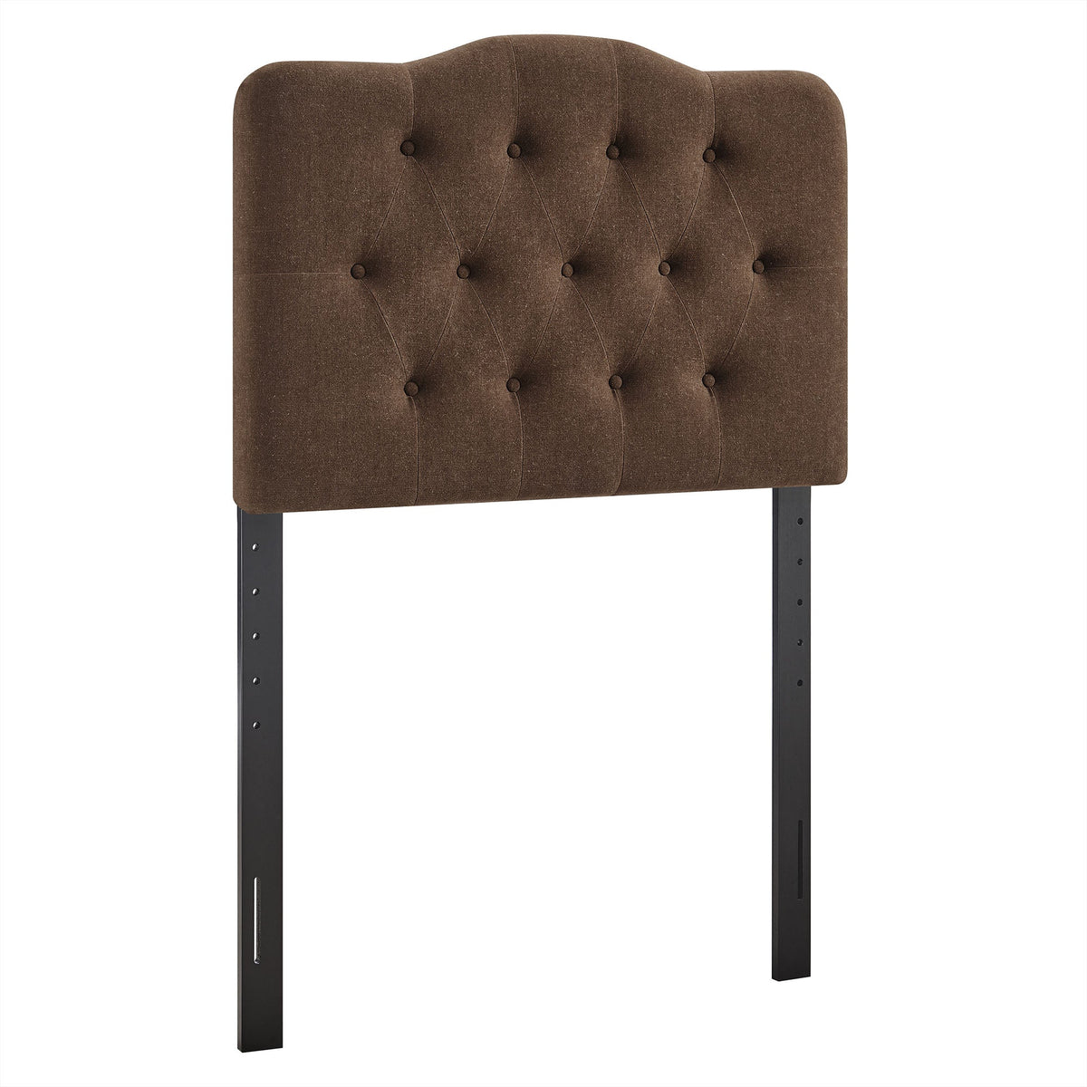 Annabel Premium Linen Blend Headboard by Modway in warm brown with diamond tufting on Tampa Home & Garden Store