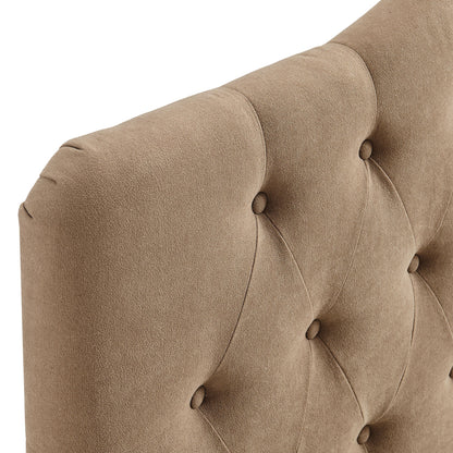 Annabel premium linen-blend headboard by Modway, taupe tufted upholstery on Tampa Home & Garden Store