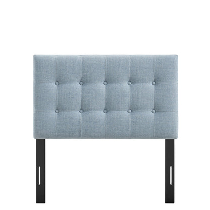 Emily Fabric Upholstered Headboard blue-gray tufted fabric by Modway on Tampa Home & Garden Store