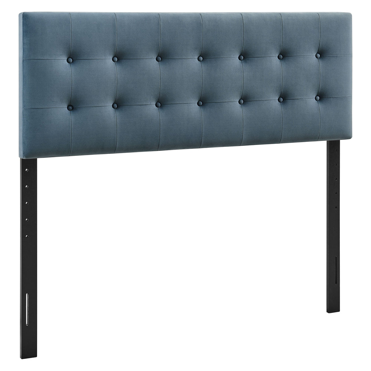 Emily Stain-Resistant Performance Velvet Headboard teal tufted with button panels by Modway on Tampa Home & Garden Store