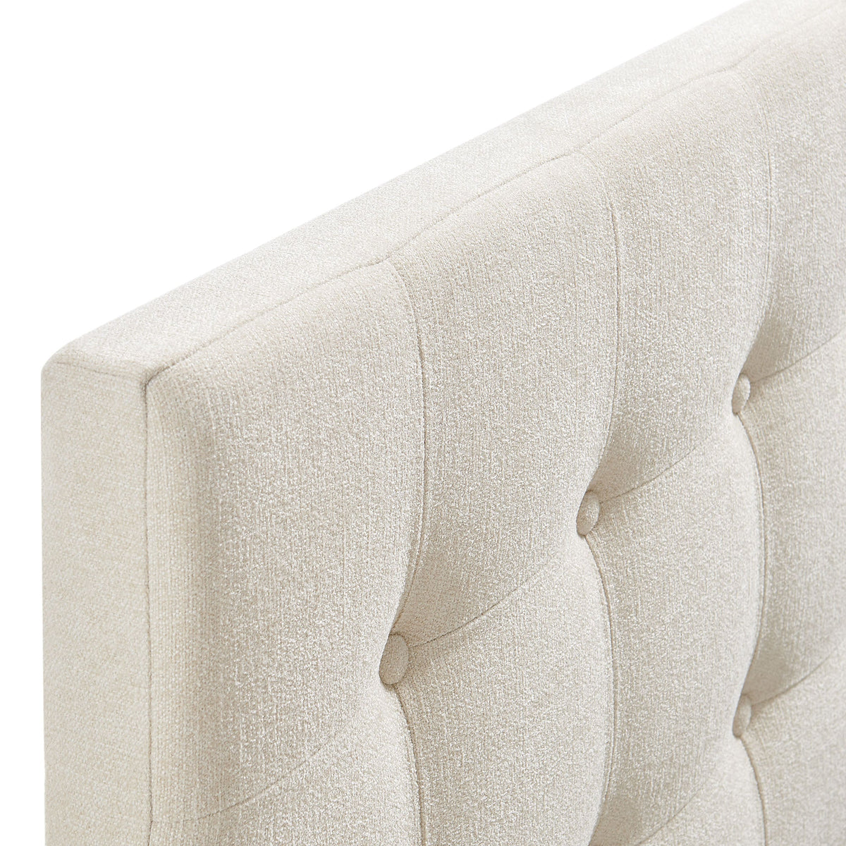 Emily Fabric Upholstered Headboard beige textured fabric by Modway on Tampa Home & Garden Store