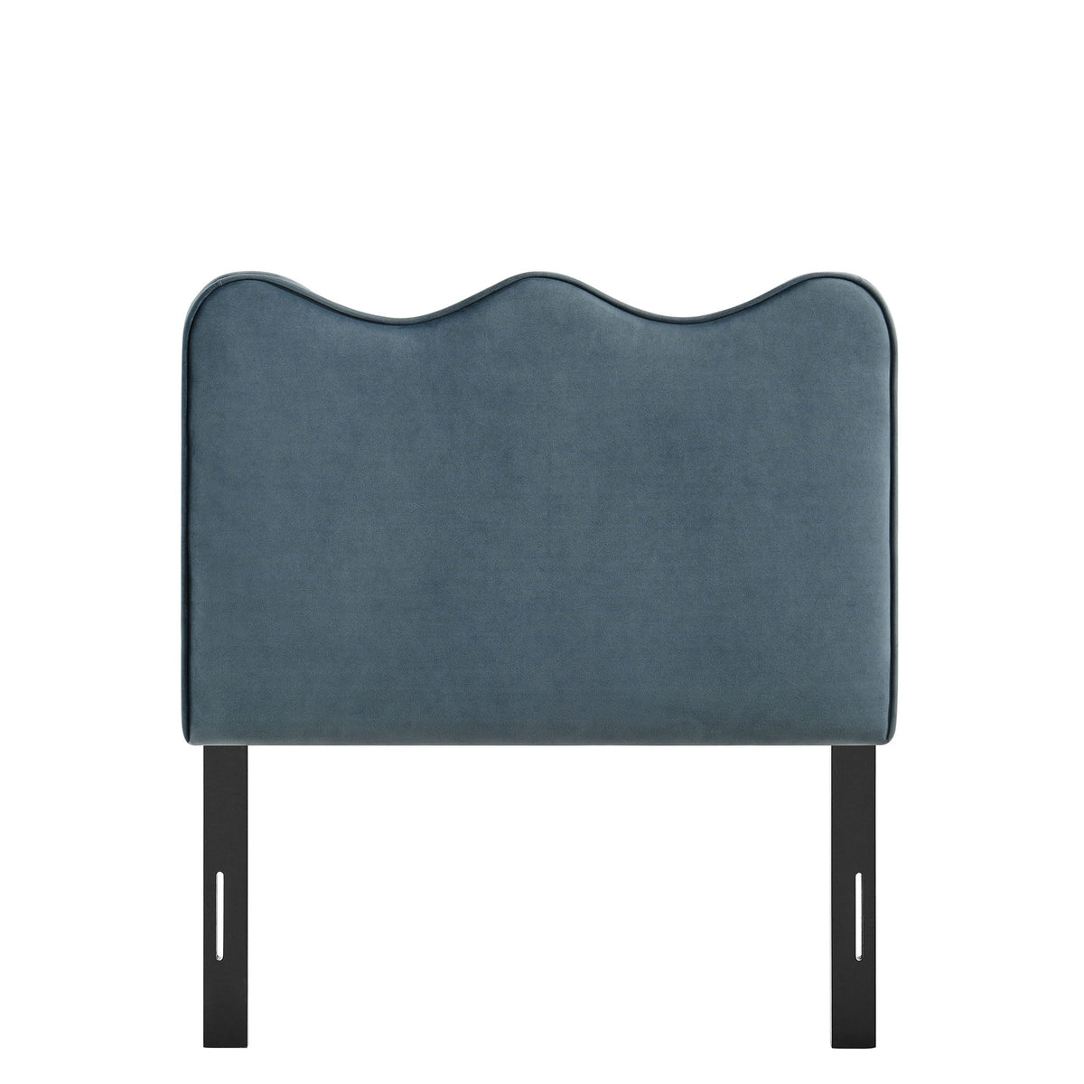 Athena stain-resistant velvet headboard in blue by Modway, HouseOfZazla on Tampa Home & Garden Store
