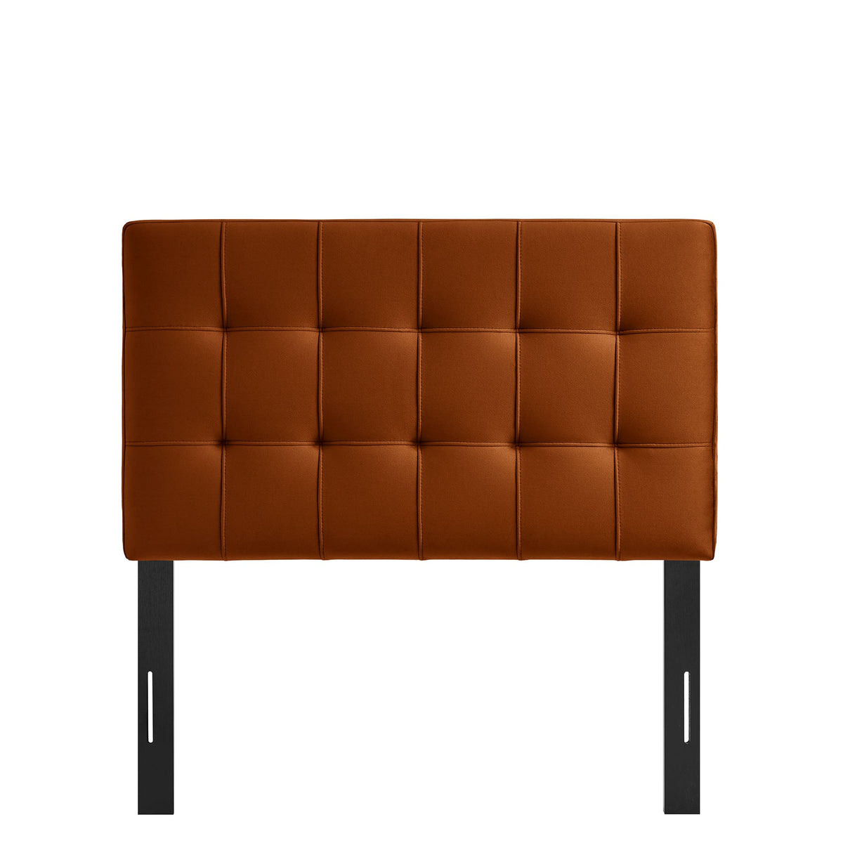 Lily Stain-Resistant Velvet Headboard by Modway, HouseOfZazla, caramel brown tufted panels on Tampa Home & Garden Store