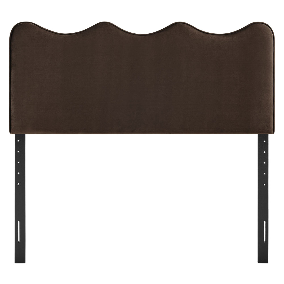 Athena stain-resistant velvet headboard in dark chocolate brown, Modway design by HouseOfZazla on Tampa Home & Garden Store