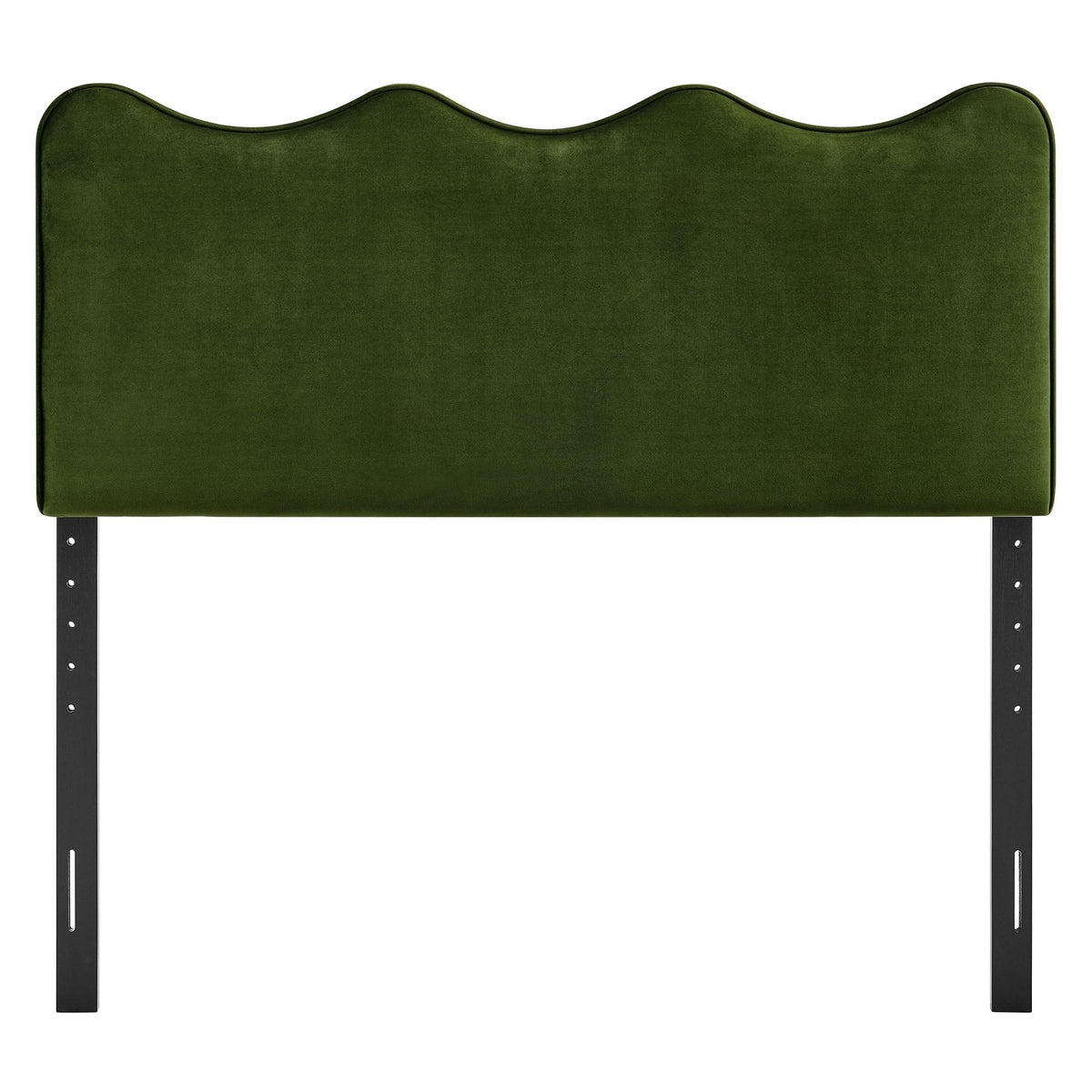 Athena headboard in green stain-resistant velvet with curved top by Modway, HouseOfZazla on Tampa Home & Garden Store