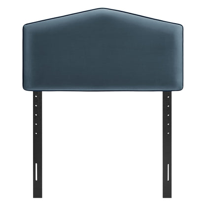 Cosette Performance Velvet Headboard by Modway in blue velvet with dark legs on Tampa Home & Garden Store