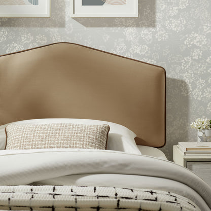 Cosette Performance Velvet Headboard tan velvet by Modway HouseOfZazla on Tampa Home & Garden Store
