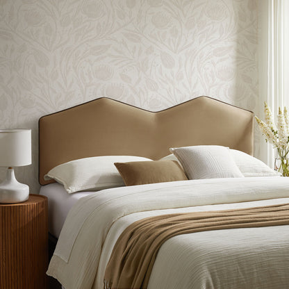 Cosette Performance Velvet Headboard tan velvet by Modway on Tampa Home & Garden Store