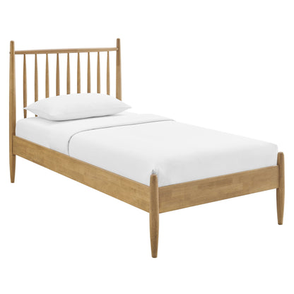 Zane Spindle Bed Frame by Modway in wood with spindle headboard and frame on Tampa Home & Garden Store