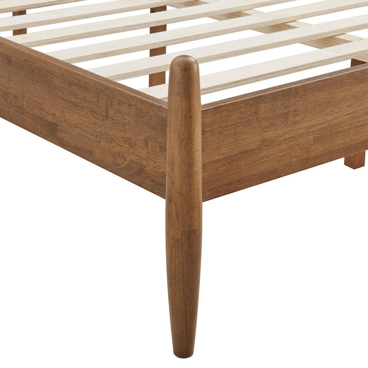 Zane Spindle Bed by Modway wooden bed frame with rounded spindle legs natural oak finish on Tampa Home & Garden Store