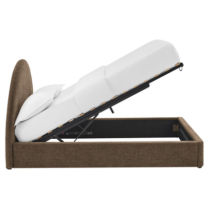Resort arched upholstered fabric storage platform bed with built-in storage by Modway on Tampa Home & Garden Store