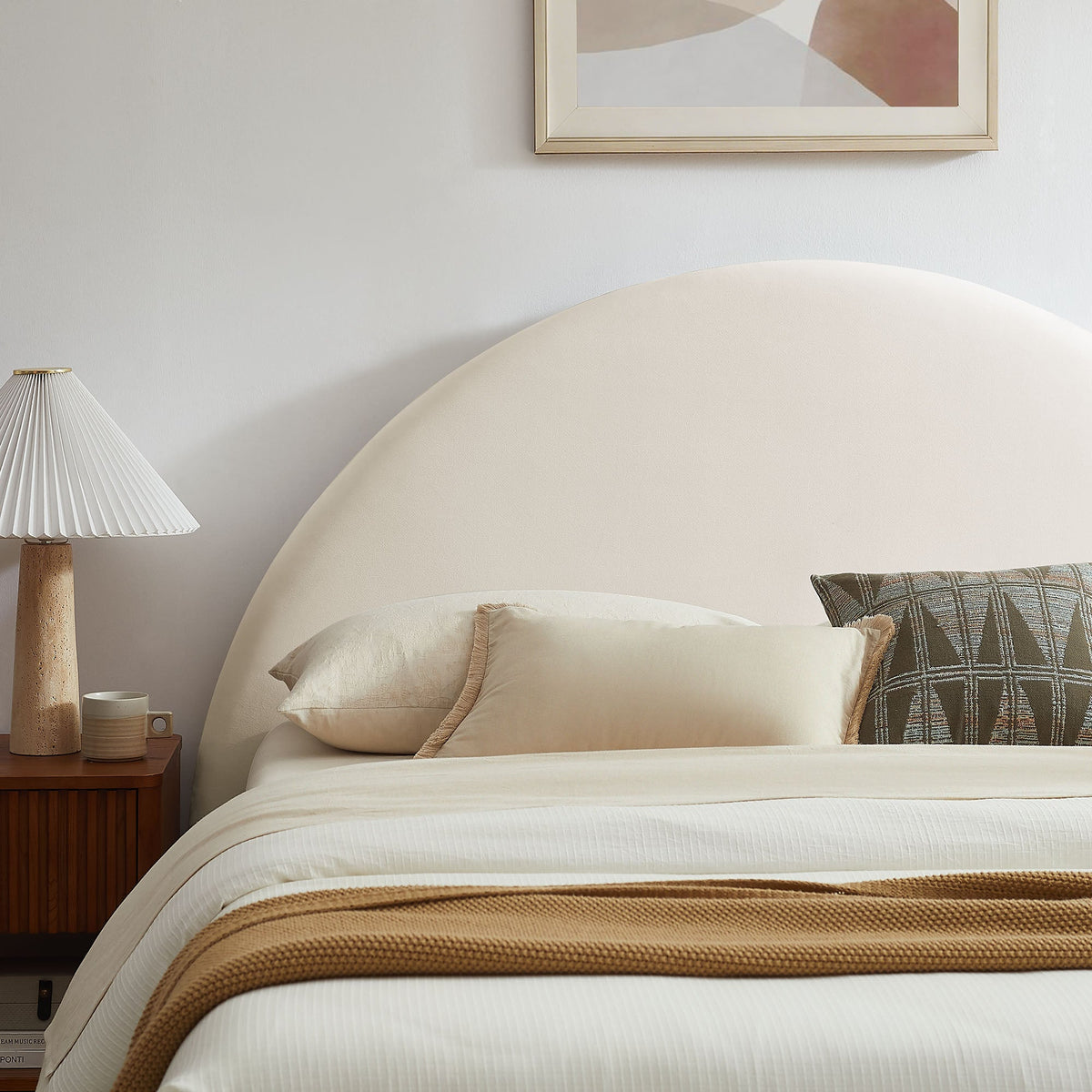 Resort Arched Performance Velvet Storage Platform Bed Frame by Modway in cream velvet on Tampa Home & Garden Store