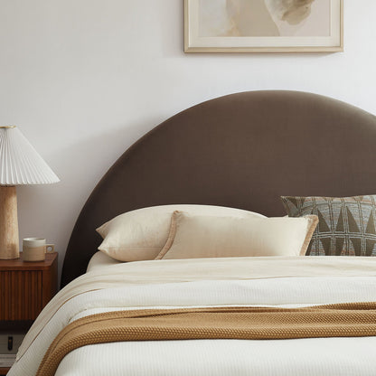 Resort Arched Performance Velvet Storage Platform Bed Frame in brown by Modway on Tampa Home & Garden Store