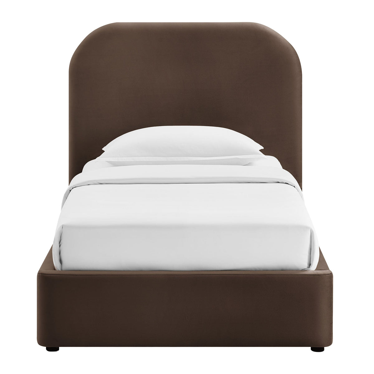 Keynote Performance Velvet Storage Platform Bed Frame in brown velvet by Modway on Tampa Home & Garden Store