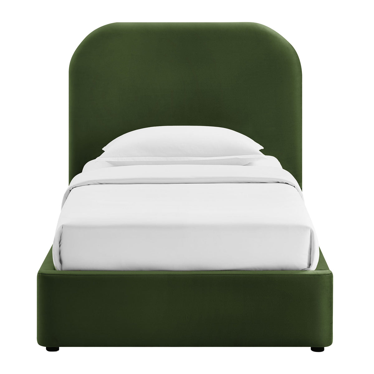 Keynote Performance Velvet Storage Platform Bed Frame emerald green velvet by Modway on Tampa Home & Garden Store