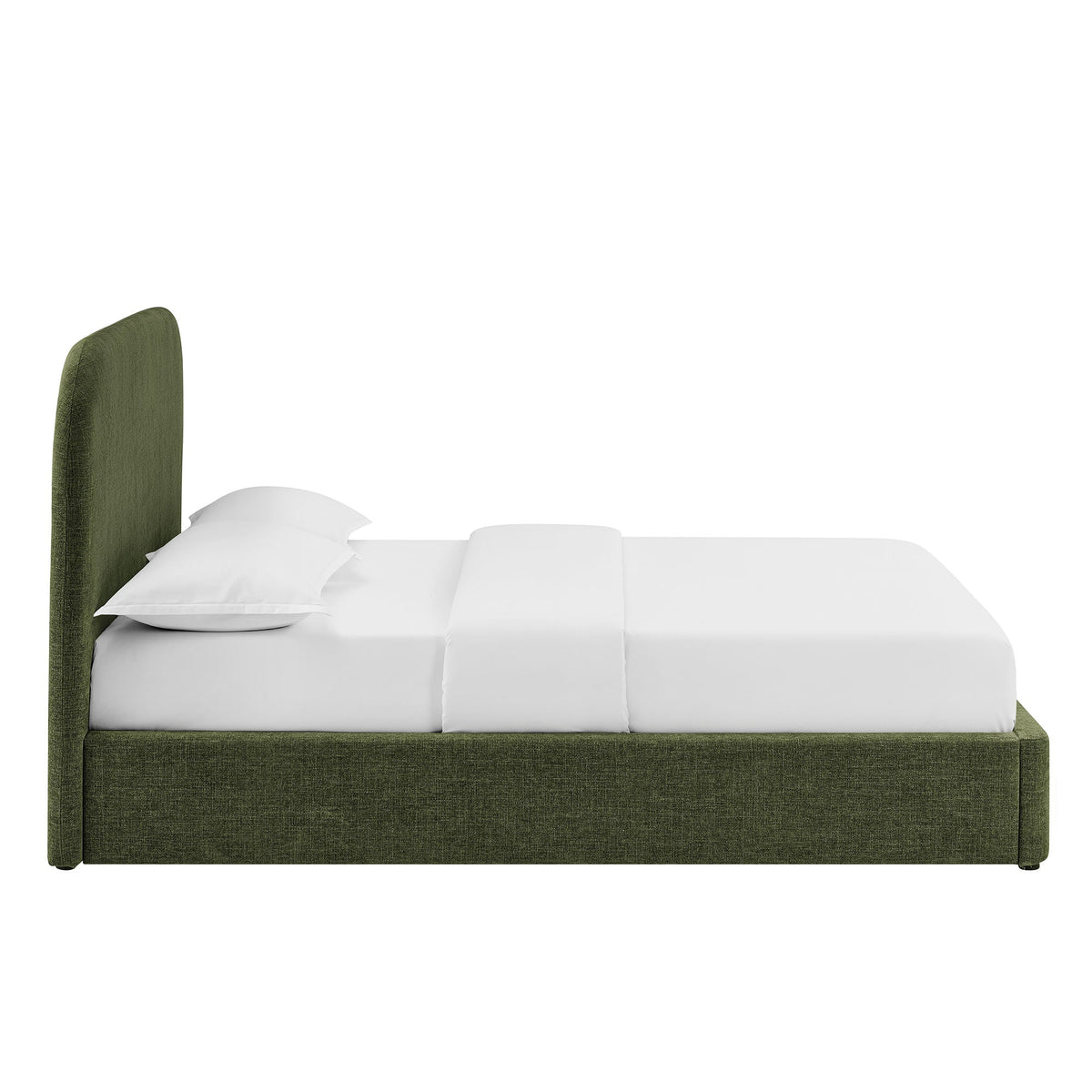 Keynote Fabric Upholstered Storage Platform Bed Frame in olive green fabric by Modway on Tampa Home & Garden Store