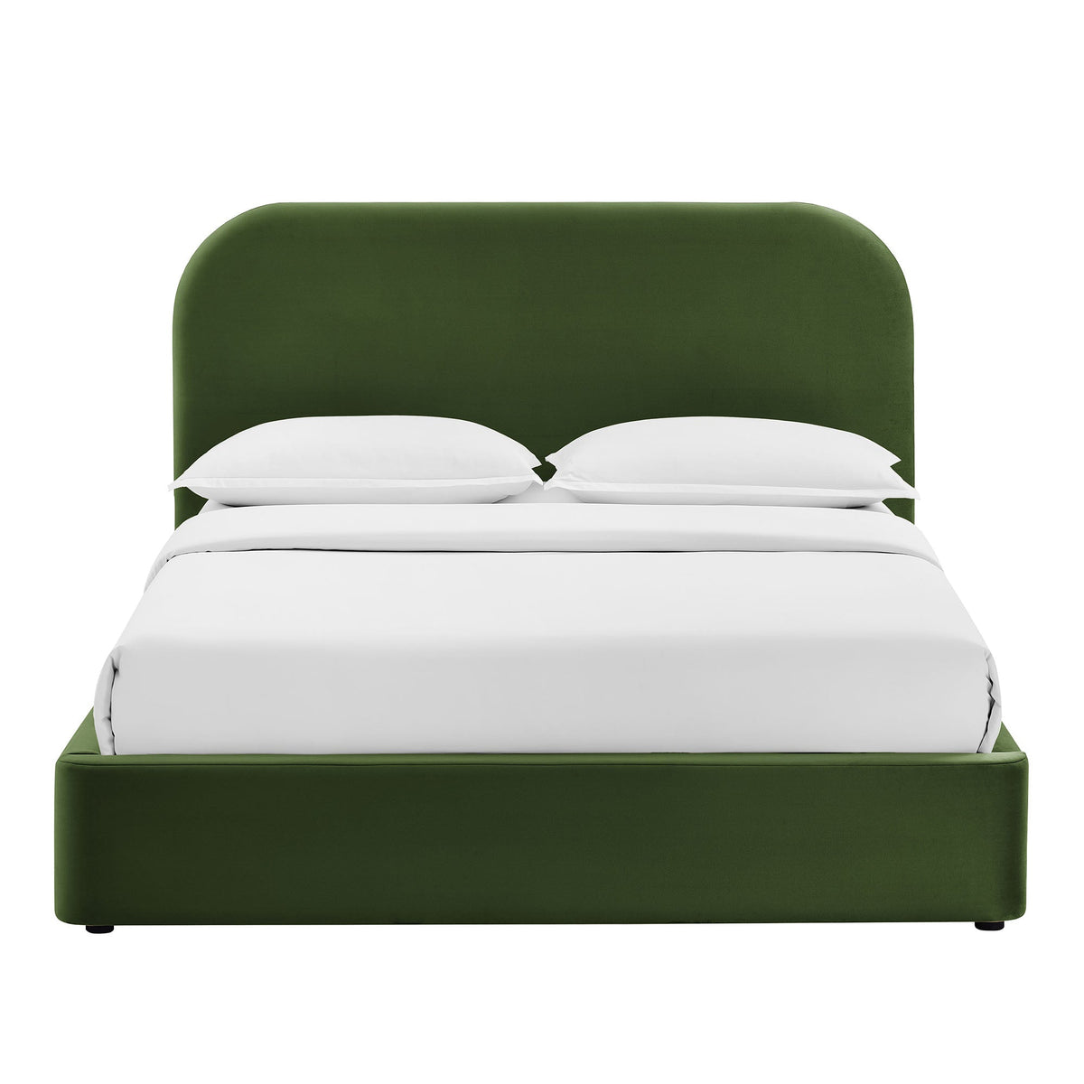 Keynote Performance Velvet Storage Platform Bed Frame by Modway, green velvet headboard on Tampa Home & Garden Store