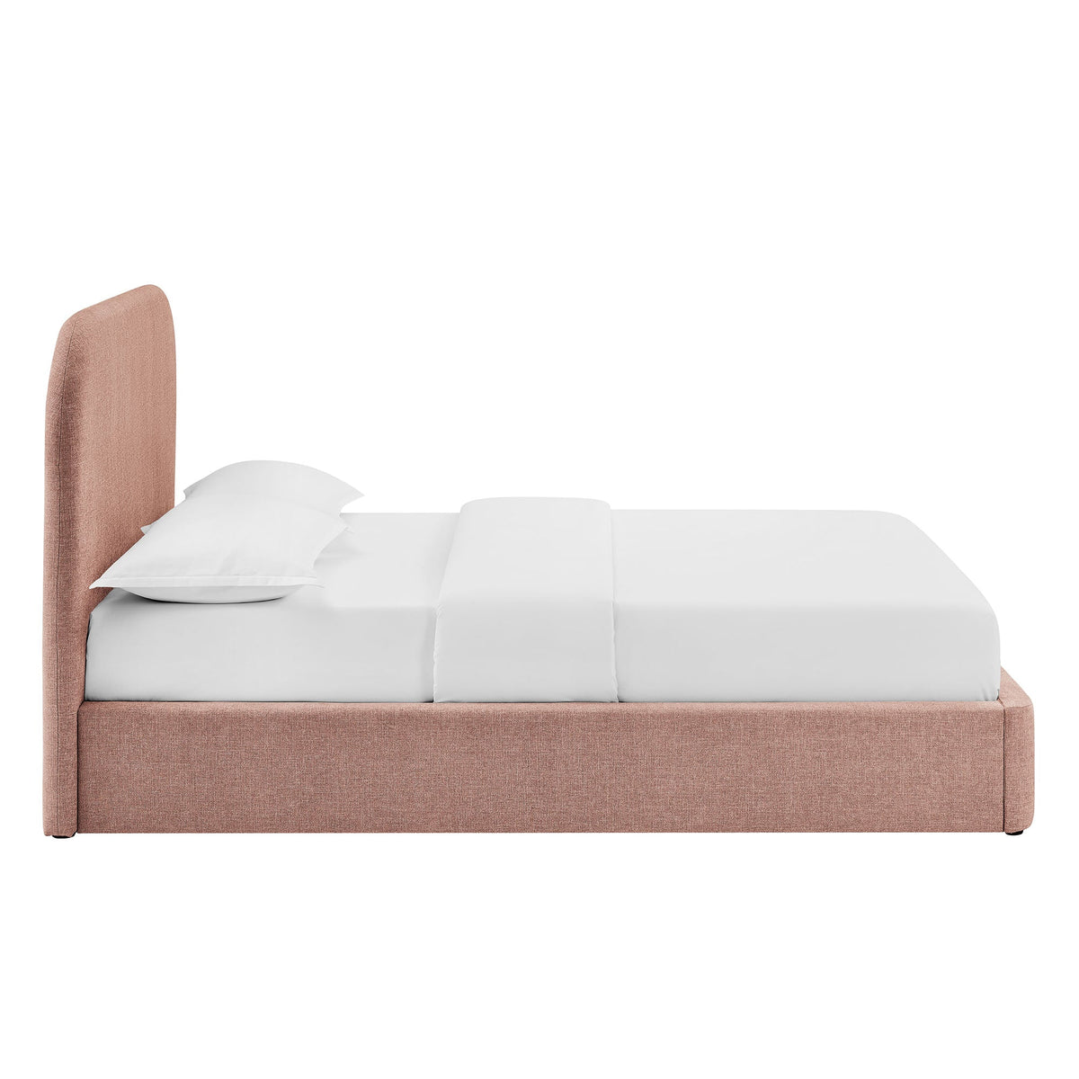 Keynote Fabric Upholstered Storage Platform Bed Frame by Modway in dusty rose fabric on Tampa Home & Garden Store