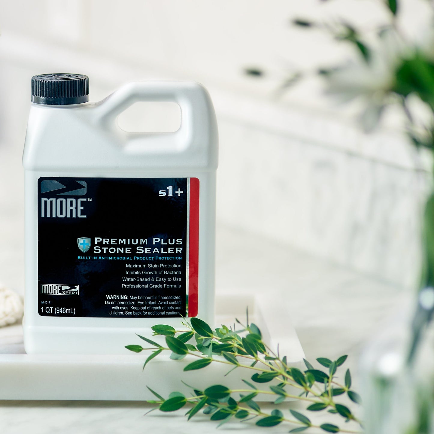 MORE® Premium Plus Stone Sealer + Antimicrobial Protection