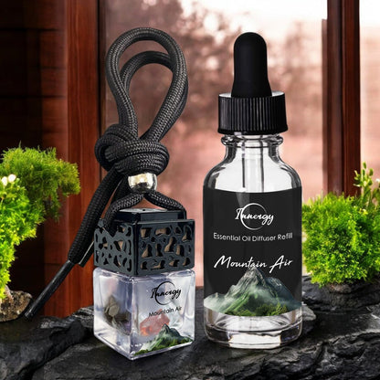 Mountain Air Crystal-Enhanced Oil Diffuser, Car Air Freshener, 8ml