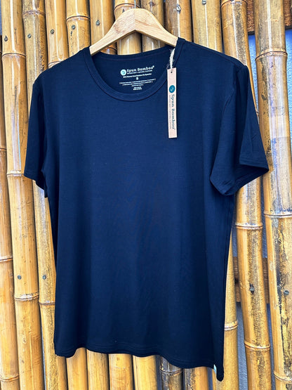 Men's Short Sleeve Bamboo Lounge T-Shirt navy blue by Spun Bamboo on Tampa Home & Garden Store