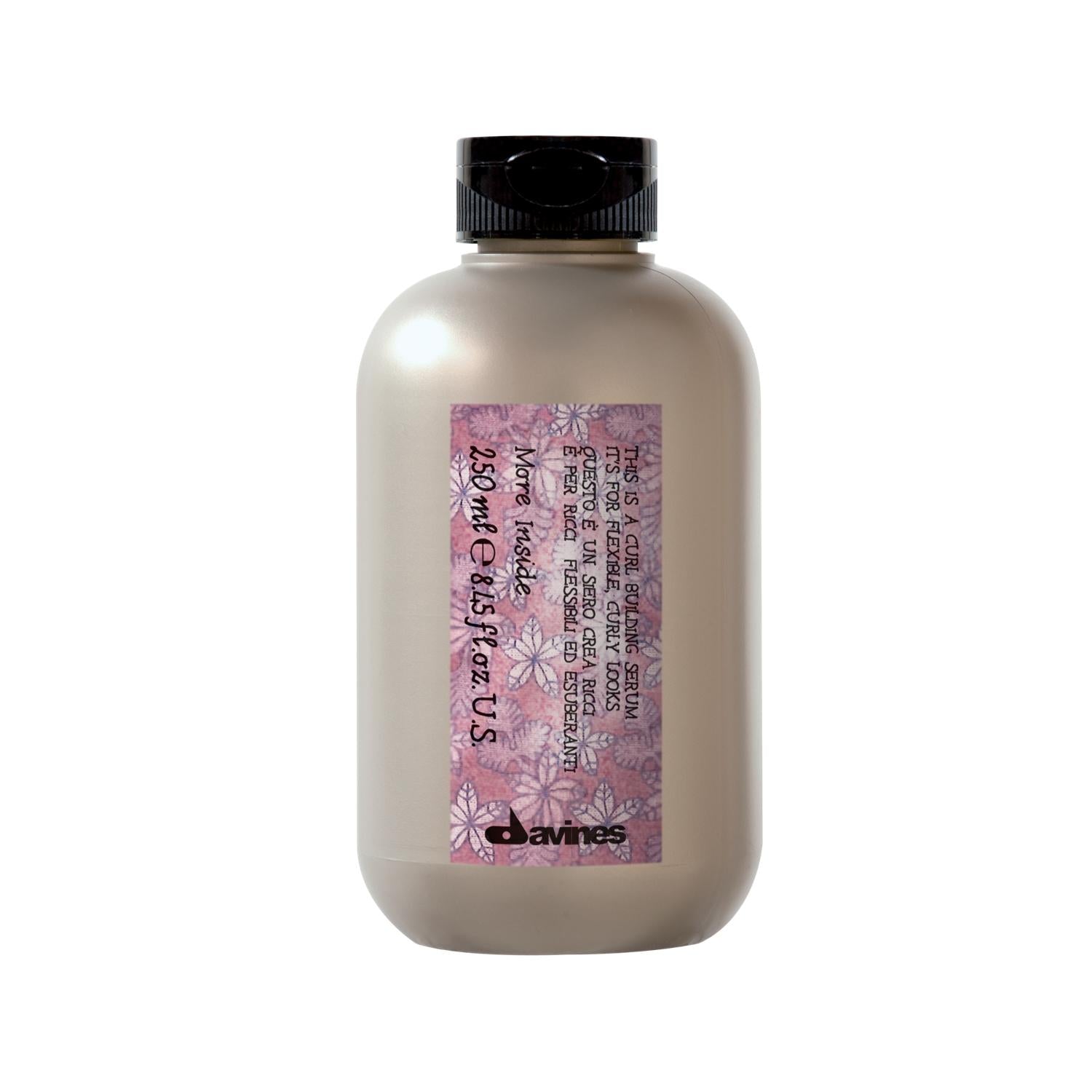 Curl Building Bukle Yapılandırıcı Serum bottle 250 ml beige with floral label and Davines logo on Tampa Home & Garden Store