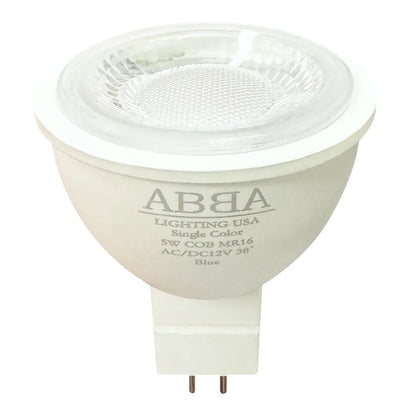 Single Color MR16 Red, Green, or Blue Energy Saving Waterproof 12V Outdoor LED Light Bulb