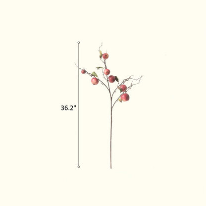 Faux red apple branch stem 36in tall with red apples RusticReach on Tampa Home & Garden Store