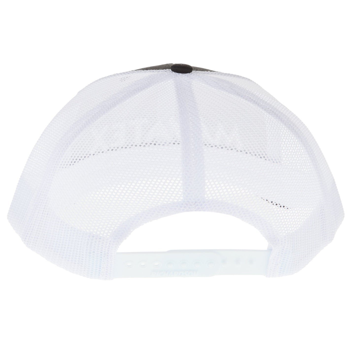 Gorra con logo de malla en blanco y negro