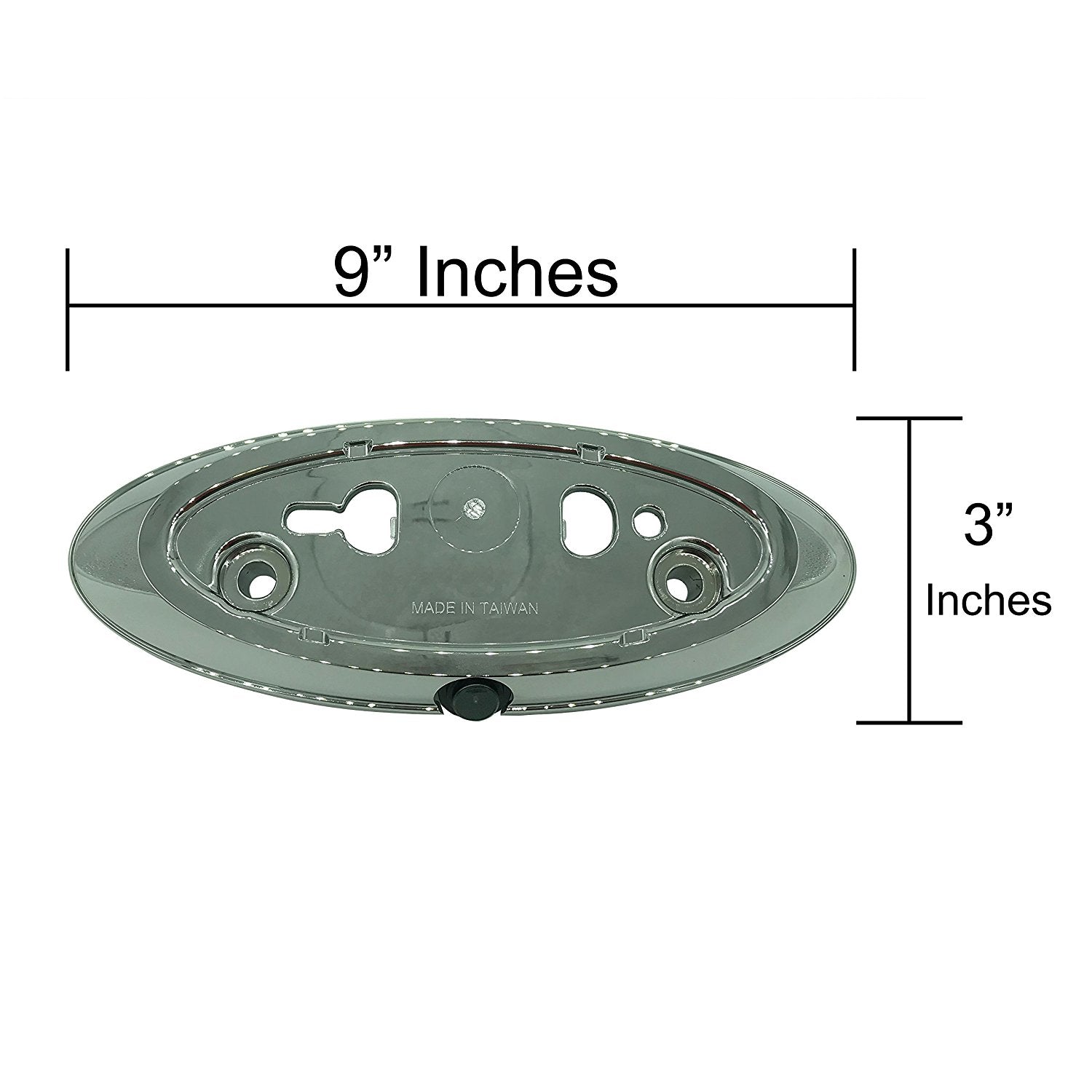 Ford Emblem Tailgate Handle with Backup Camera, chrome oval plate Master Tailgaters on Tampa Home & Garden Store