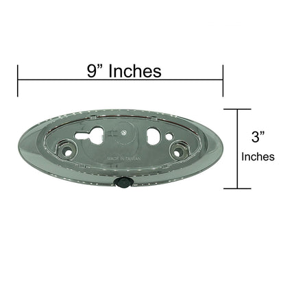 Ford Emblem Tailgate Handle with Backup Camera, chrome oval plate Master Tailgaters on Tampa Home & Garden Store