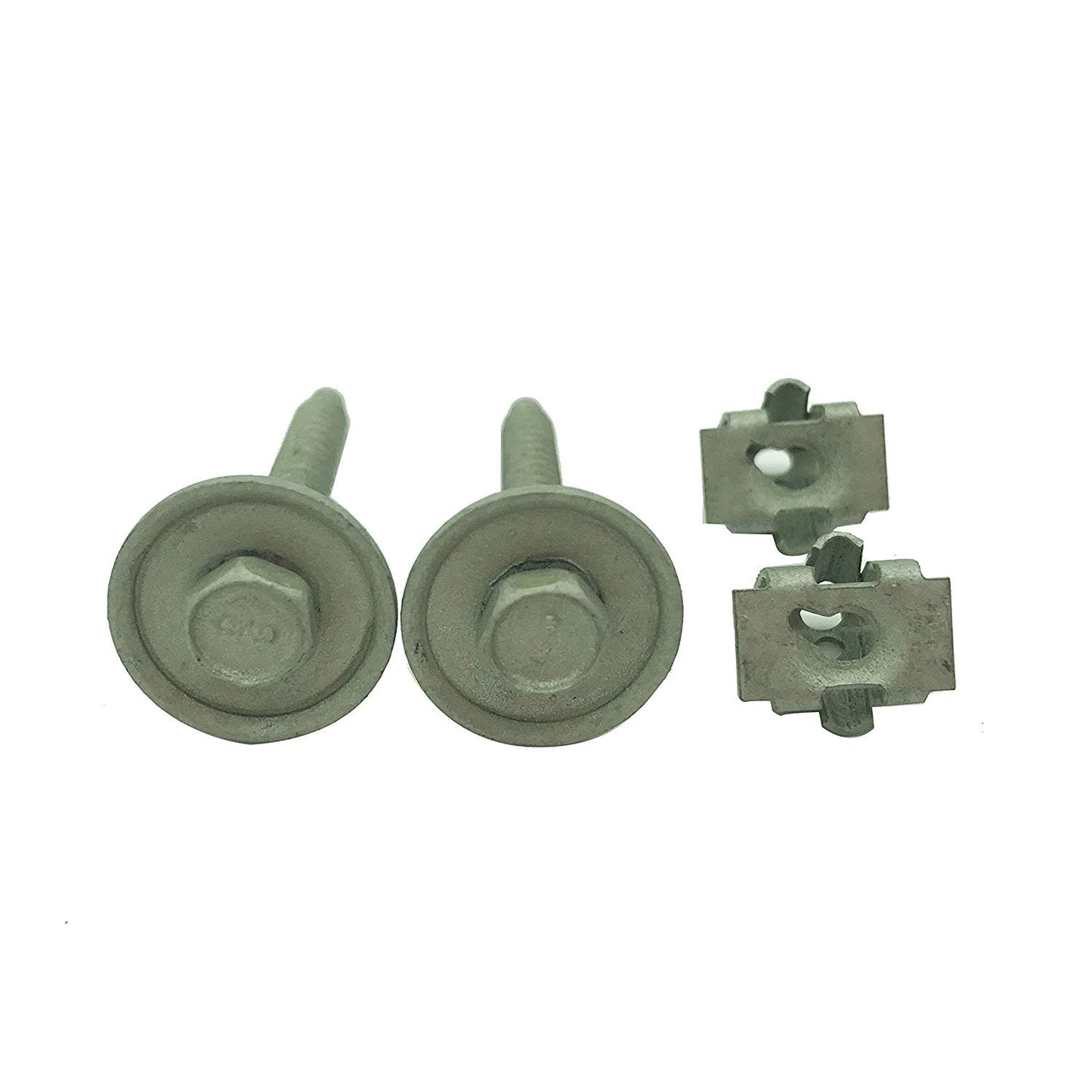 Master Tailgaters Ford emblem tailgate handle kit; two round emblems and two clips, metal on Tampa Home & Garden Store