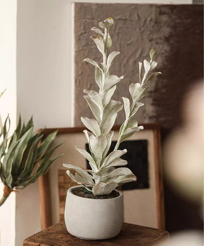 Realistic Green Plant in Ceramic Pot by RusticReach indoor decor on Tampa Home & Garden Store