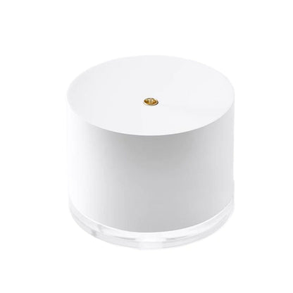Elegant Humidifier Lamp white cylindrical body with a small gold top accent by Best Product Finds on Tampa Home & Garden Store