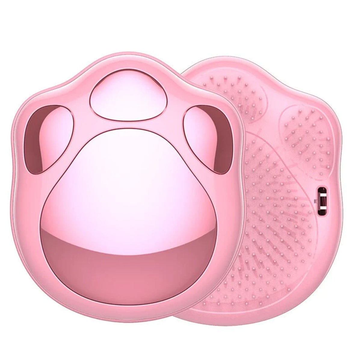 Cute Cat Paw Travel Comb pink plastic with textured paw pad grip on Tampa Home & Garden Store