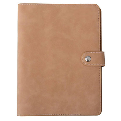 Vegan Leather Notebook Organizer with Stickers