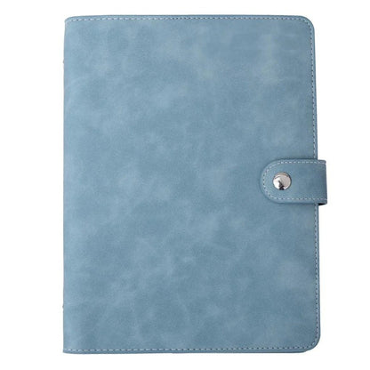 Vegan Leather Notebook Organizer with Stickers