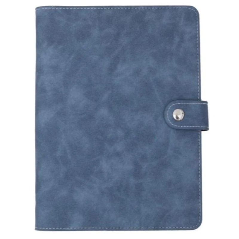 Vegan Leather Notebook Organizer with Stickers