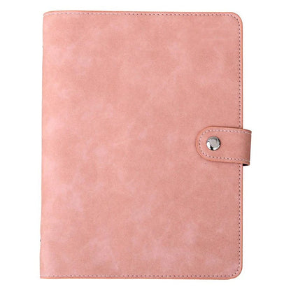 Vegan Leather Notebook Organizer with Stickers