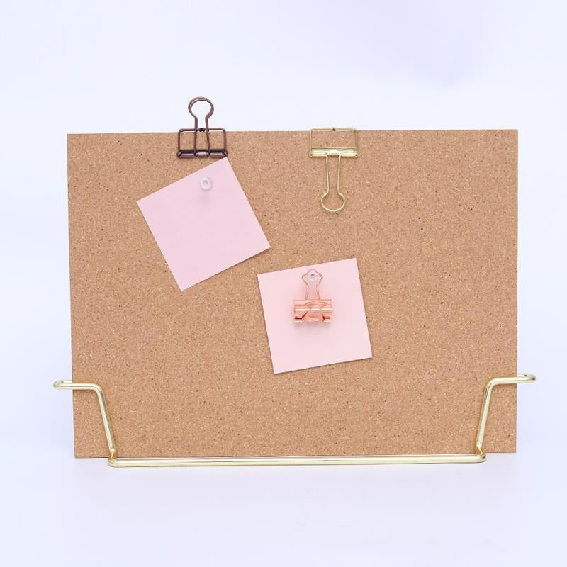 Standing Cork Bulletin Board for Papers or Photos