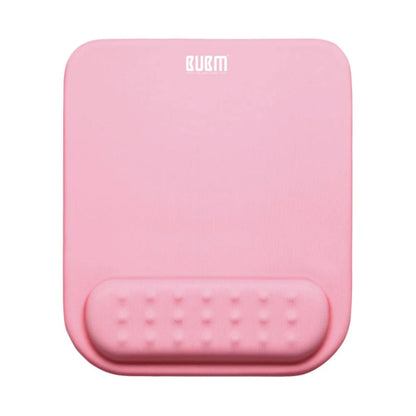 Pink cloud-like comfort mouse pad with wrist support; BURM logo visible on Tampa Home & Garden Store