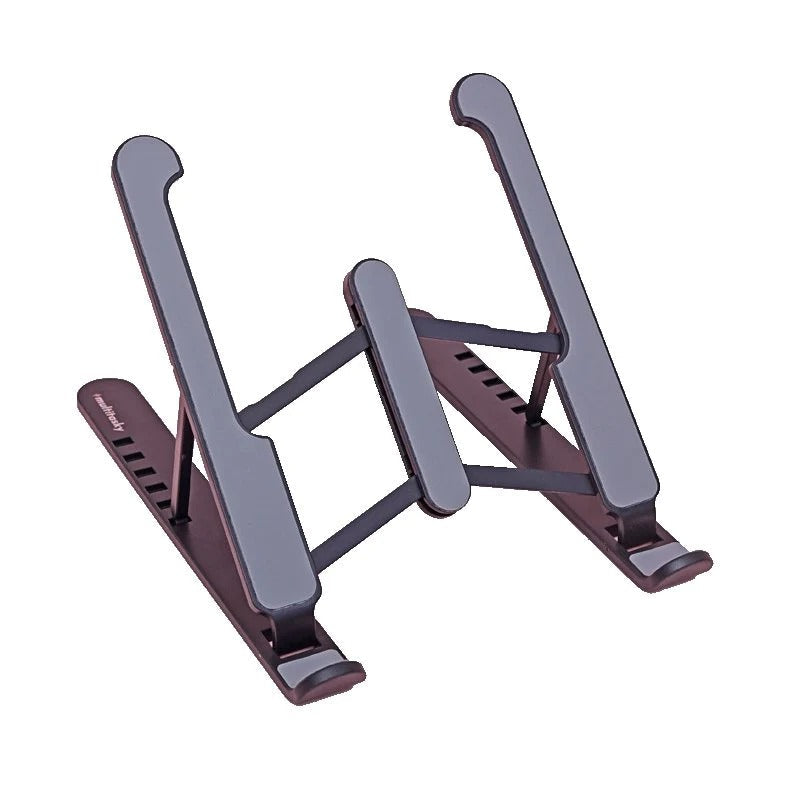 Foldable laptop stand by Best Product Finds, adjustable gray frame with two side arms on Tampa Home & Garden Store