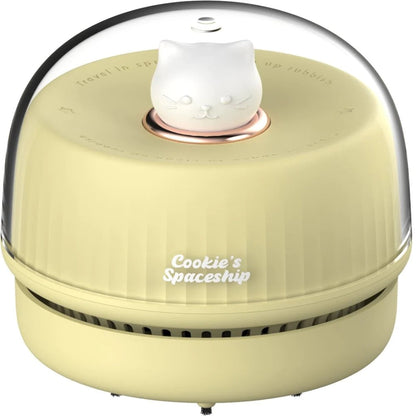 A Cute Kitty Desktop Vacuum For Home And Desk