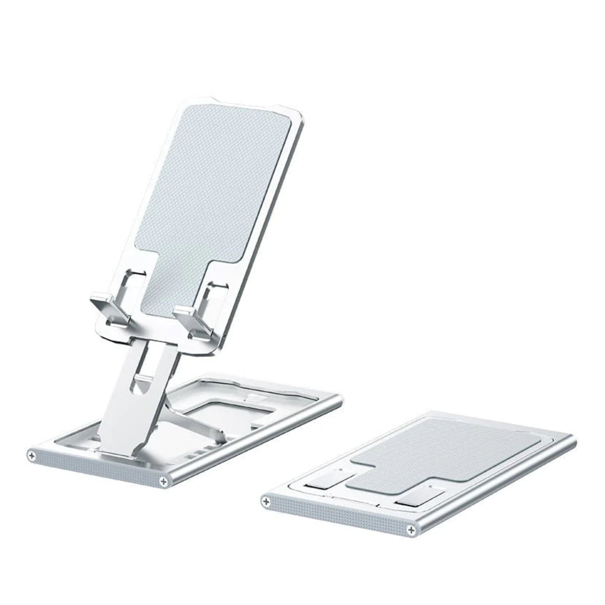 Slim & Compact Foldable Phone Holder, metal silver, Best Product Finds on Tampa Home & Garden Store