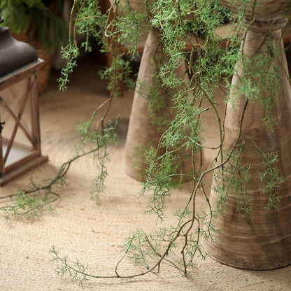 Artificial Rattan Vine by RusticReach with wispy green strands 55in long on Tampa Home & Garden Store