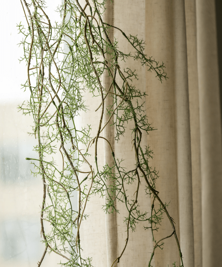 Artificial rattan vine decorative, 55-inch long, RusticReach hanging green tendrils on Tampa Home & Garden Store