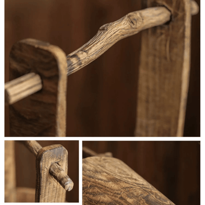 Old-fashioned Wooden Round Bucket RusticReach with weathered wood and rustic handle on Tampa Home & Garden Store