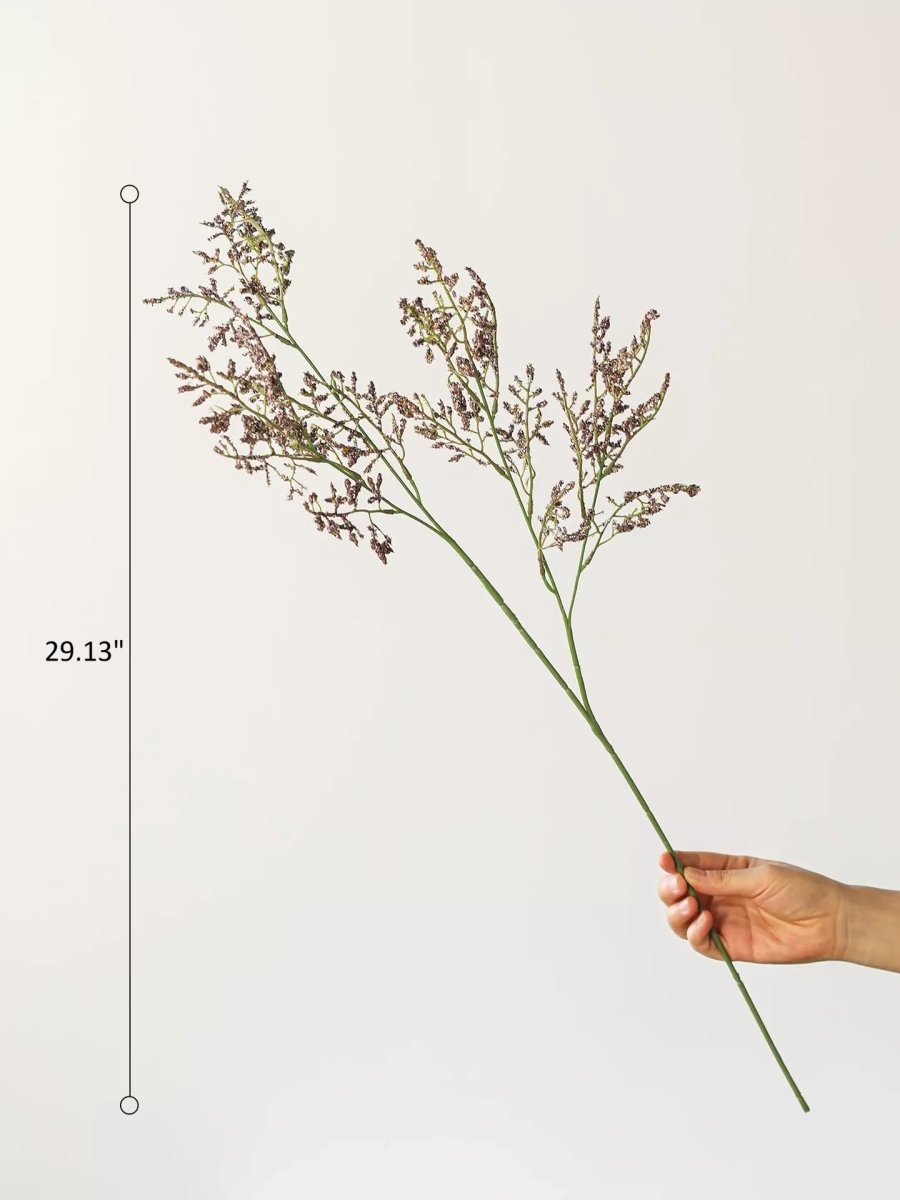 Wild Lavender Stem artificial flowering plant, 29.1 in tall, purple clusters, RusticReach on Tampa Home & Garden Store