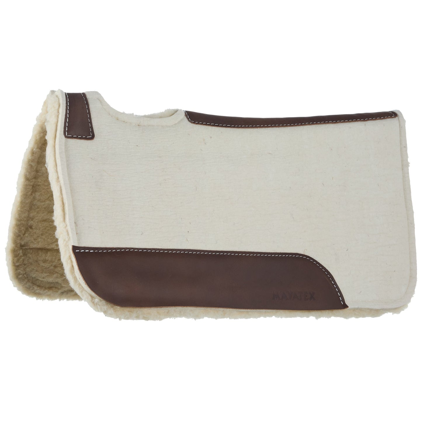Tapis de selle Roper en feutrine naturelle de 2,5 cm (1 po) et de 79 x 76 cm (31 x 30 po)