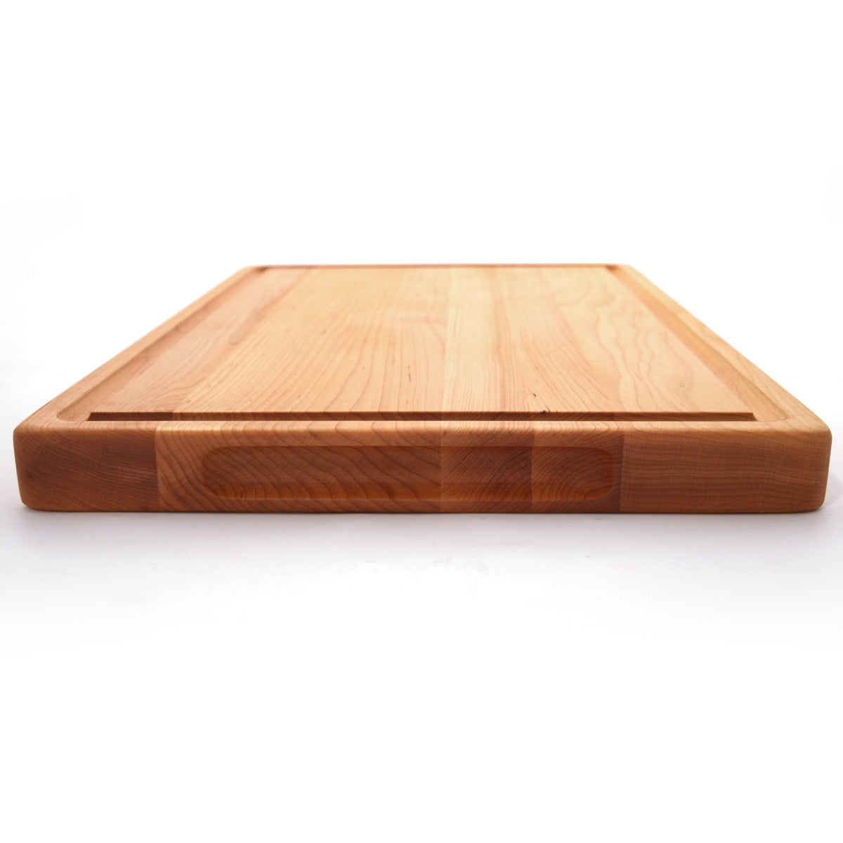 20x15 inch flat-grain cutting board in natural wood with groove Refine Kitchenware on Tampa Home & Garden Store